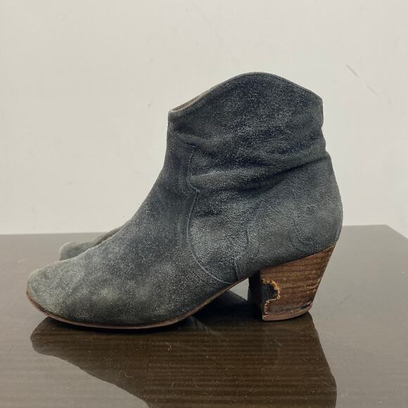 Isabel Marant Etoile Dicker Zip Ankle Booties Women's 37 US 7 - Picture 5 of 16